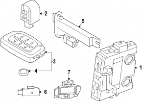 Antenă fără cheie Hyundai Ioniq 5 22-26
