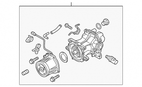 Задний дифференциал редуктор Mazda CX-5 17-25 с муфтой