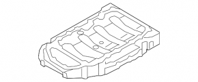 Полуподдон двигателя Audi A4 B8 08-16 2.0T