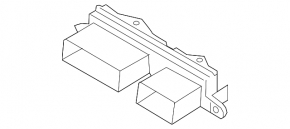 Воздухоприемник Hyundai Tucson 16-21 средняя часть