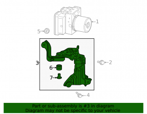 Suport ABS Toyota Venza 21-
