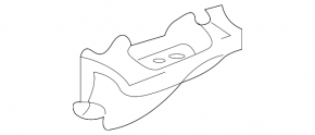 Решетка дворников пластик Lexus RX300 98-03