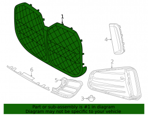 Решетка радиатора grill BMW i4 22-24