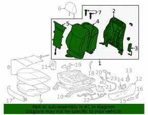 Пассажирское сидение Toyota Prius 30 10-13 с airbag, механическое, подогрев, кожа, серое+светло серое