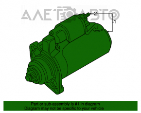Стартер VW Beetle 12-14 2.5 АКПП