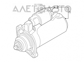 Стартер VW Beetle 12-14 2.5 АКПП