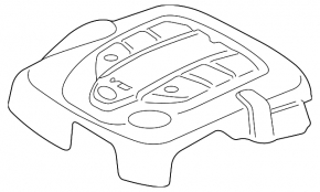 Capacul motorului Lexus GS450h 06-11