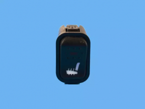 Buton de control al încălzirii scaunului șoferului Fiat 500L 14-19 negru