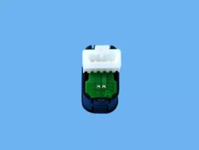 Buton de control al încălzirii scaunului șoferului Fiat 500L 14-19 negru
