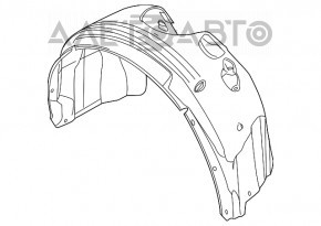 Подкрылок передний правый Ford Focus usa 08-11