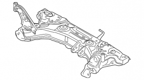 Подрамник передний Ford Fiesta 11-19
