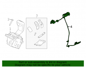 Cablu de eliberare neutru Land Rover Discovery 17-25