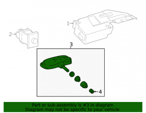 Senzor presiune roata Toyota Rav4 19-