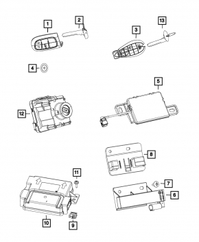Hub Receiver Jeep Cherokee KL 14-15