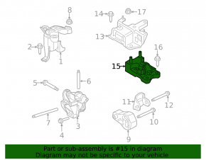 Кронштейн АКПП Ford Fiesta 11-19