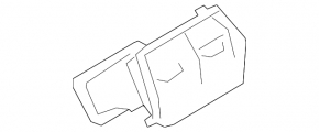 Дефлектор воздуховода центральной консоли (2 ряд) Audi Q3 83A 19-25