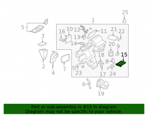Радиатор отопителя печки Mercedes X164 GL W164 ML 07-12