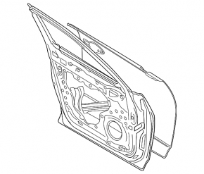 Дверь голая передняя правая Mazda CX-9 16-23