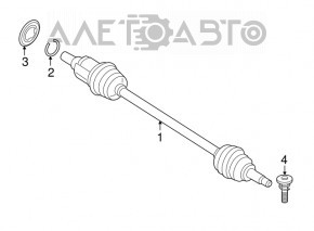 Болт крепления наружного шруса передний левый BMW 4 F32/33/36 14-20