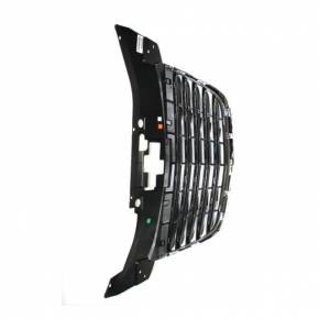 Решетка радиатора grill Chrysler 200 11-14 серая с хромом