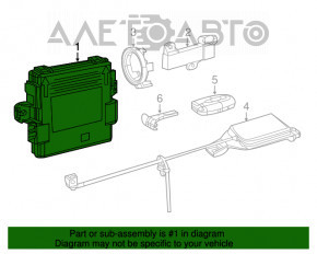 Remote Functions Receiver Module Connector Jeep Compass 17-19