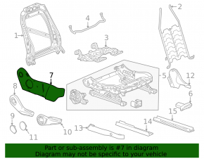 Ornamente scaun pasager dreapta Chevrolet Equinox EV 24-26