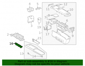 Заглушка центральной консоли левая Lexus RX300 RX330 RX350 RX400h 04-08 бежевая
