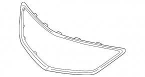 Grila radiatorului Acura ILX 13-15 pre-restilizare