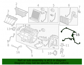 Проводка печки Acura ILX 13-16
