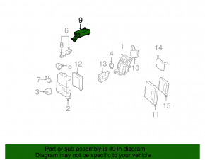 Computer assy, power steering Toyota Prius 30 12-13