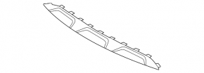 Губа переднего бампера Mercedes X167 GLS 450 580 20-23 AMG pkg, night pkg