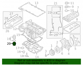 Корпус масляного фильтра BMW X7 G07 19-26 4.4T N63B44D AWD