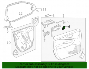 Кнопки блокировки двери передней левой Chevrolet Equinox EV 24-26