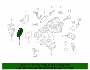Воздухозаборник печки нижний Mercedes X164 GL W164 ML W251 R