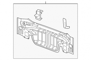 Задняя панель Chevrolet Malibu 16-23