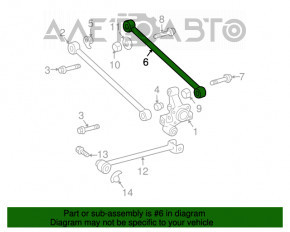Рычаг развальный задний правый Lexus RX300 RX330 RX350 RX400h 04-09 4WD