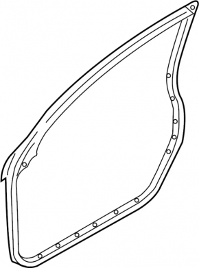 Уплотнитель двери передней левой Infiniti G25 G35 G37 4d 06-15