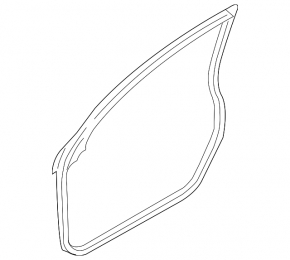 Уплотнитель двери передней левой Infiniti G25 G35 G37 4d 06-15