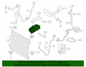 Компрессор кондиционера Land Rover Discovery 17-20 3.0d