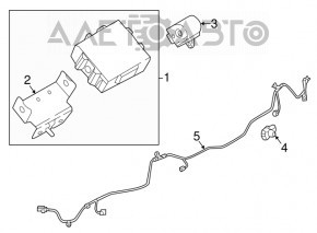 Parking Assistant Control Module Unit Mazda CX-9 16-19