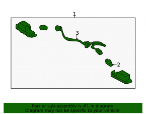 Подсветка номера заднего бампера Kia Soul 14-19