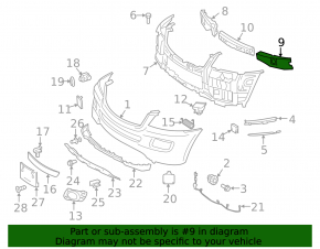 Amortizor bara față stânga Mercedes W164 ML 06-11