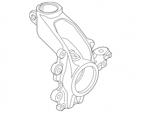 Цапфа передняя левая Ford Focus mk3 11-18
