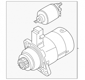 Стартер VW Jetta 19-26 2.0T BOSCH