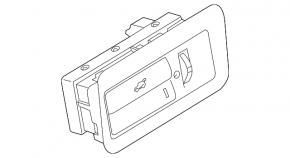 Кнопка открывания двери багажника Land Rover Range Rover 13-18