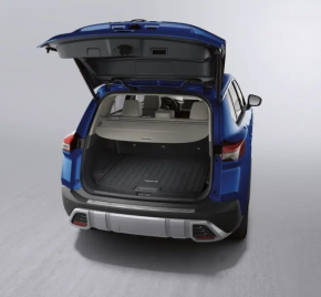 Коврик багажника ткань Nissan Rogue 21-26 черный под 2 ряда
