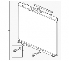 Radiator răcire apă Acura MDX 22-26 3.0