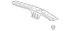 Capac portbagaj pentru Acura MDX 14-20 cu insertii din aluminiu