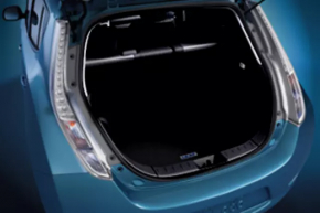 Ковер багажника ткань Nissan Leaf 13-17 черный, тип 2