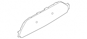 Capac central bara spate BMW X2 F39 18-23 2018-23 fără pachet M Sport, Capac central